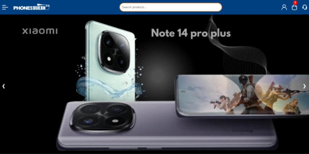 Blendz Marketing website design and development for ecommerce business